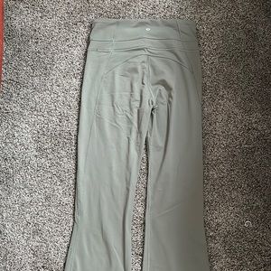 Size 8 lululemon flared bottom leggings